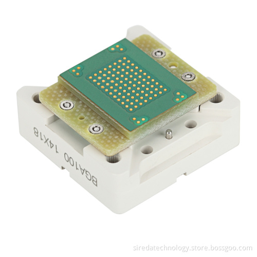 BGA100 Socket F Solution_14X18mm_Premium,IC test socket